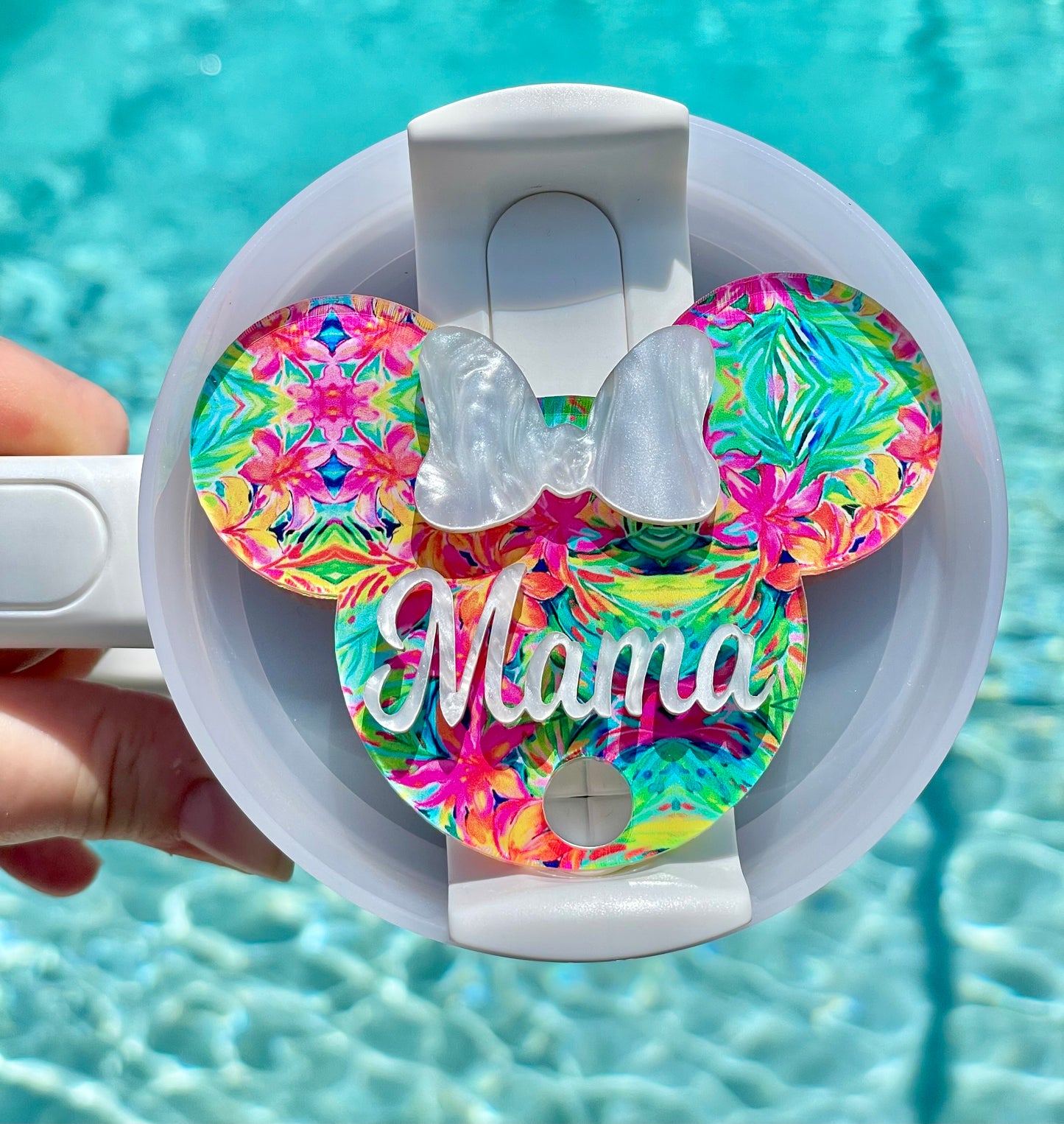 Tropical Minnie Mouse Stanley Tumbler Topper