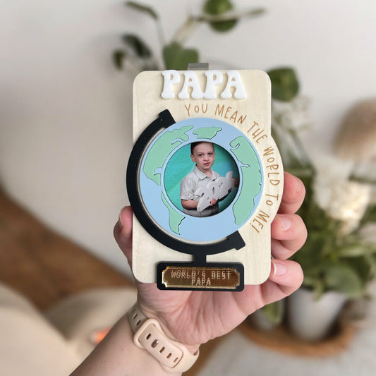 World To Me Photo Magnet/Visor Clip