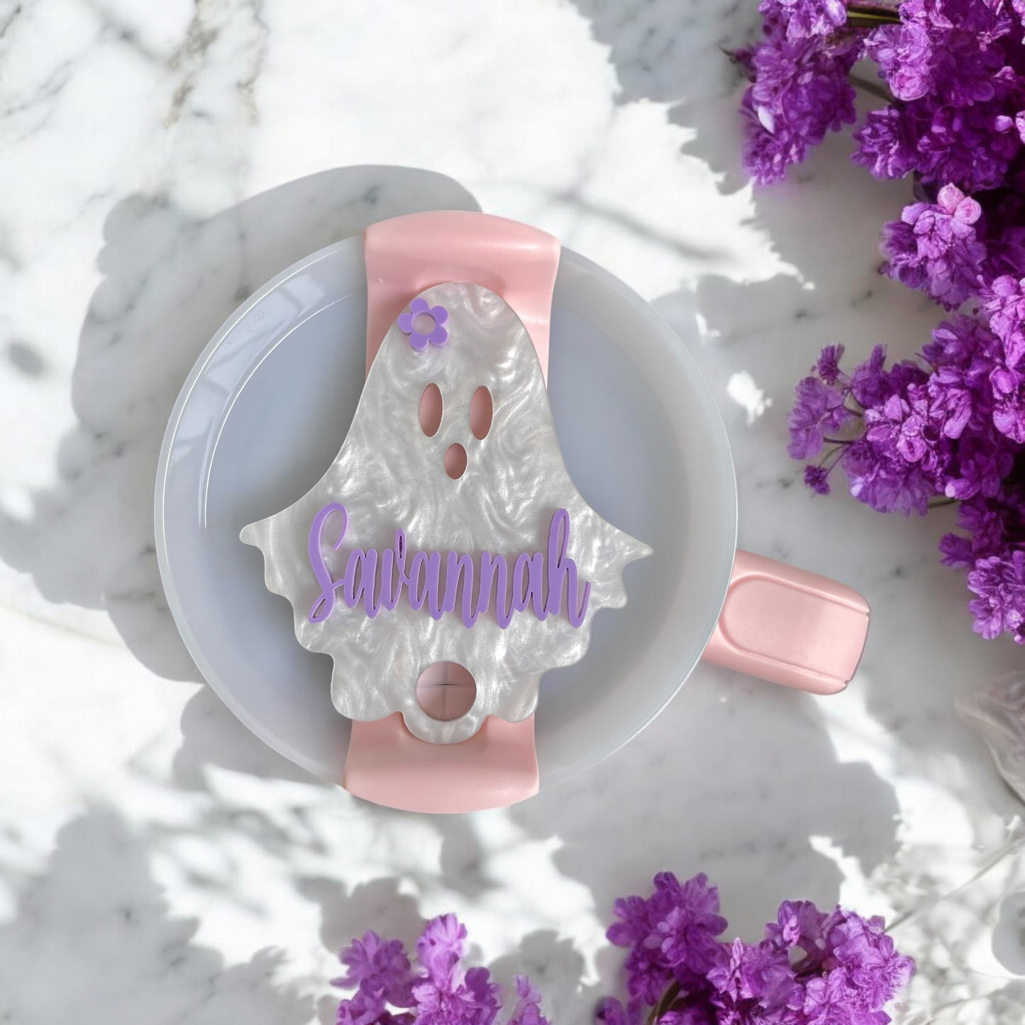 Cute Ghost Halloween Name Topper