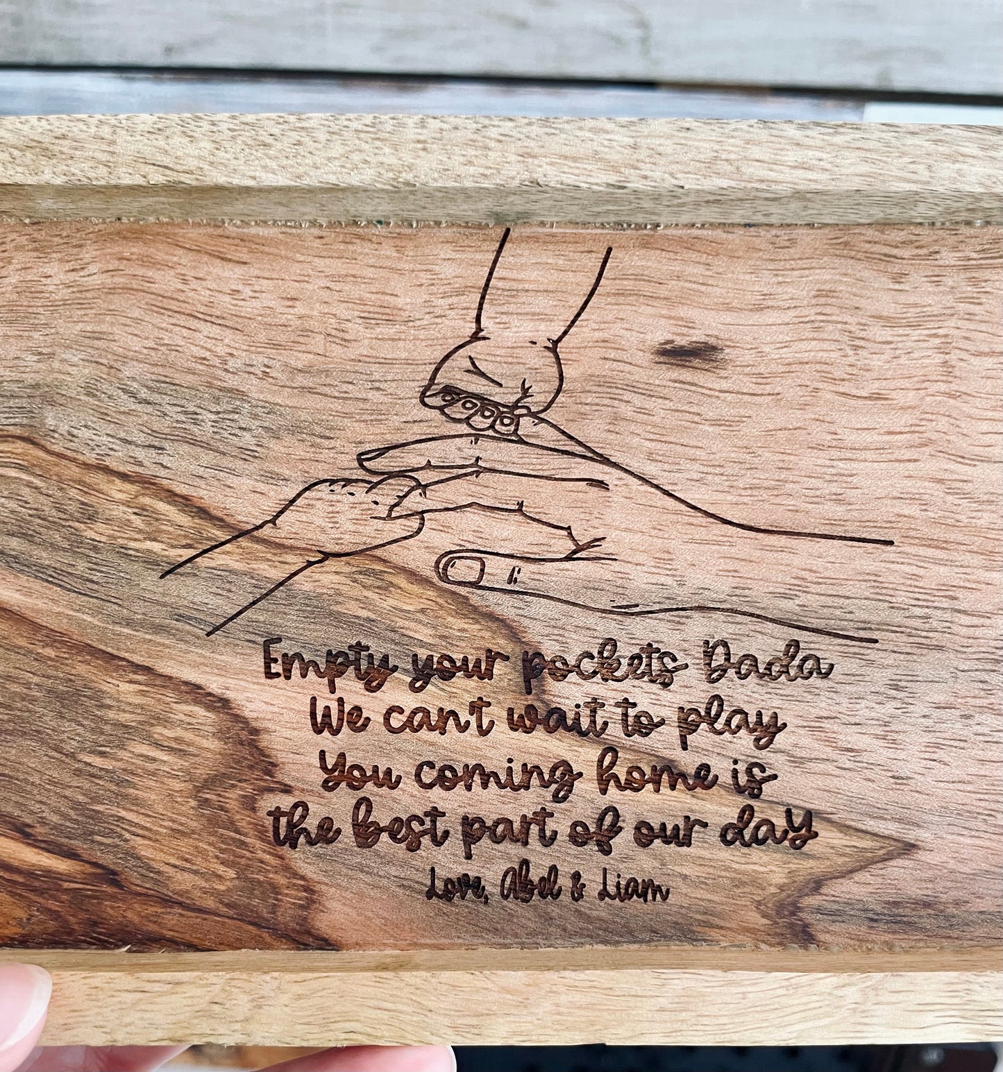 Catch All Wooden Tray