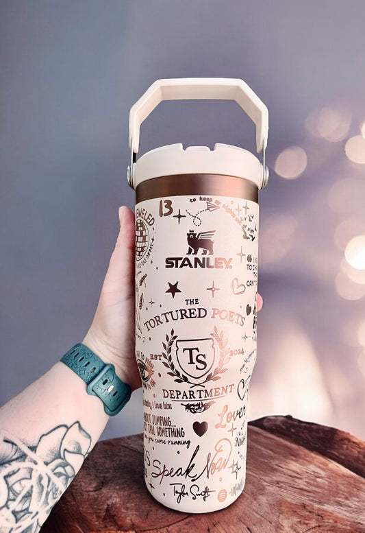 Eras TS Engraved Tumbler/Stanley