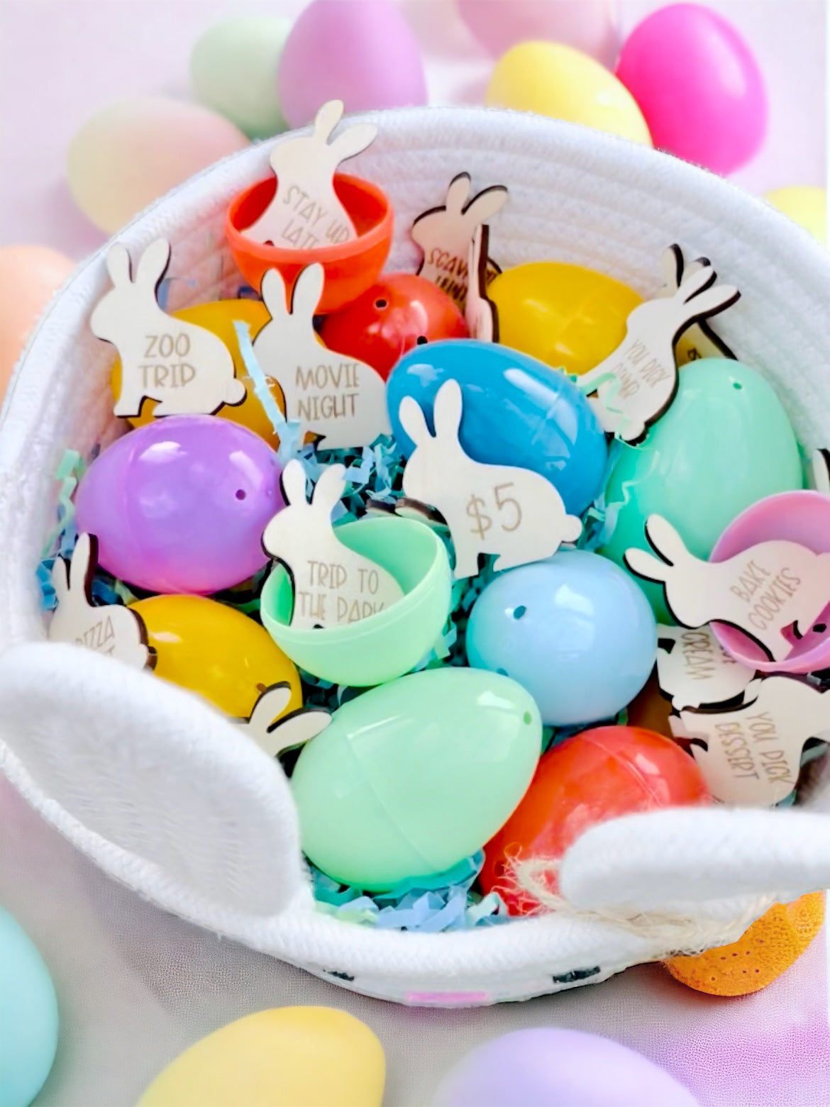 Easter Egg Hunt Wooden Tokens
