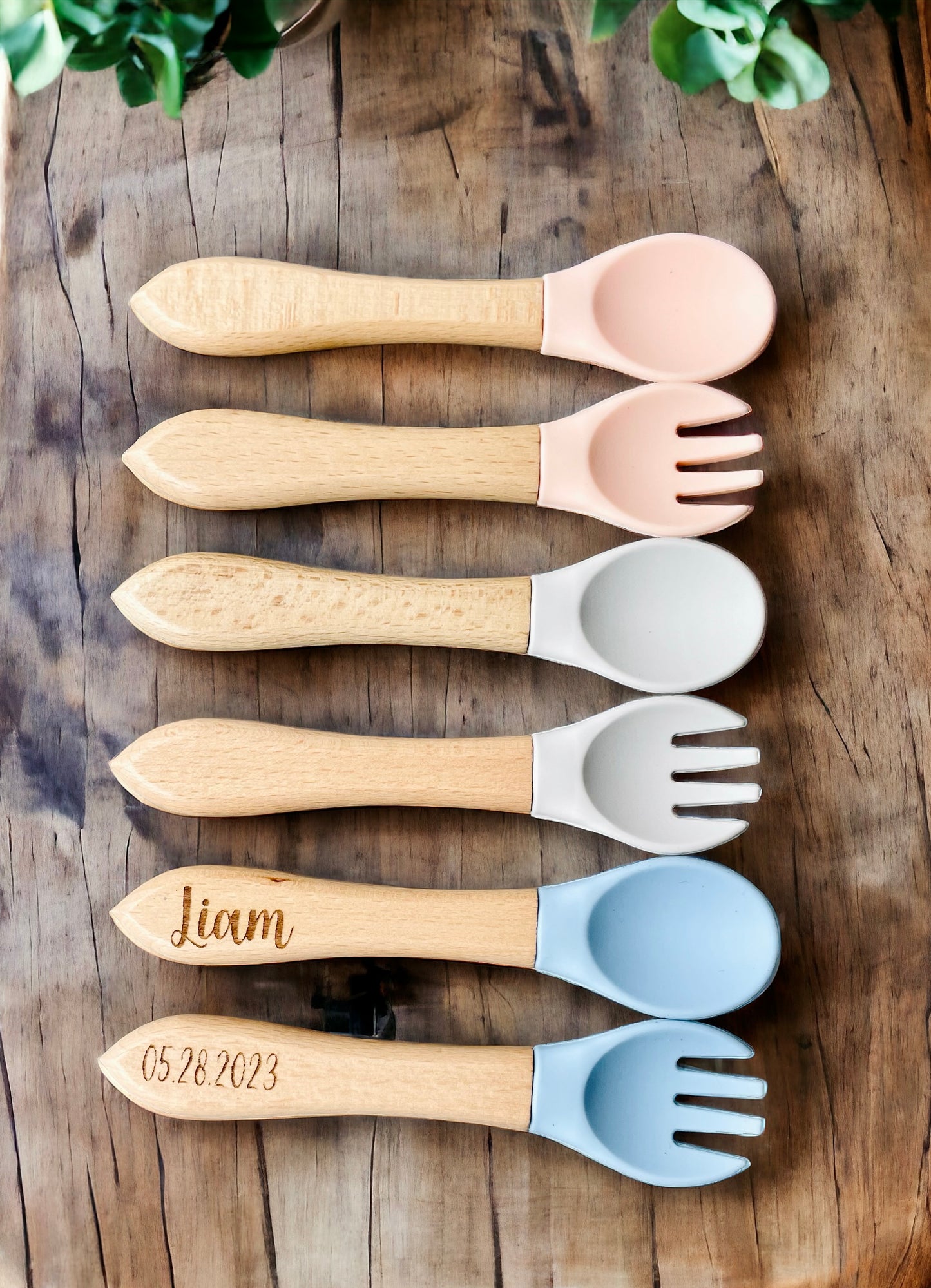 Engraved Baby Cutlery Set