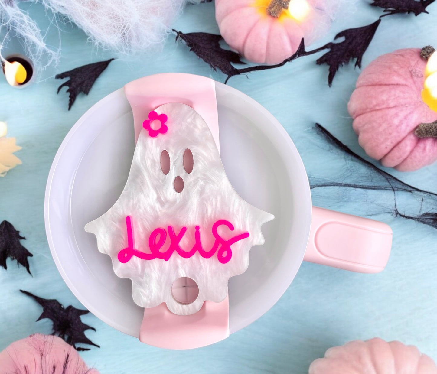 Cute Ghost Halloween Name Topper