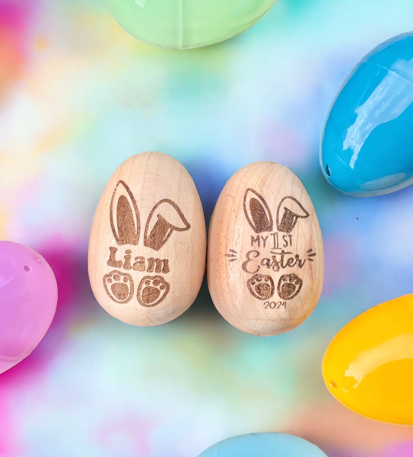 Personalized Wooden Egg Shaker