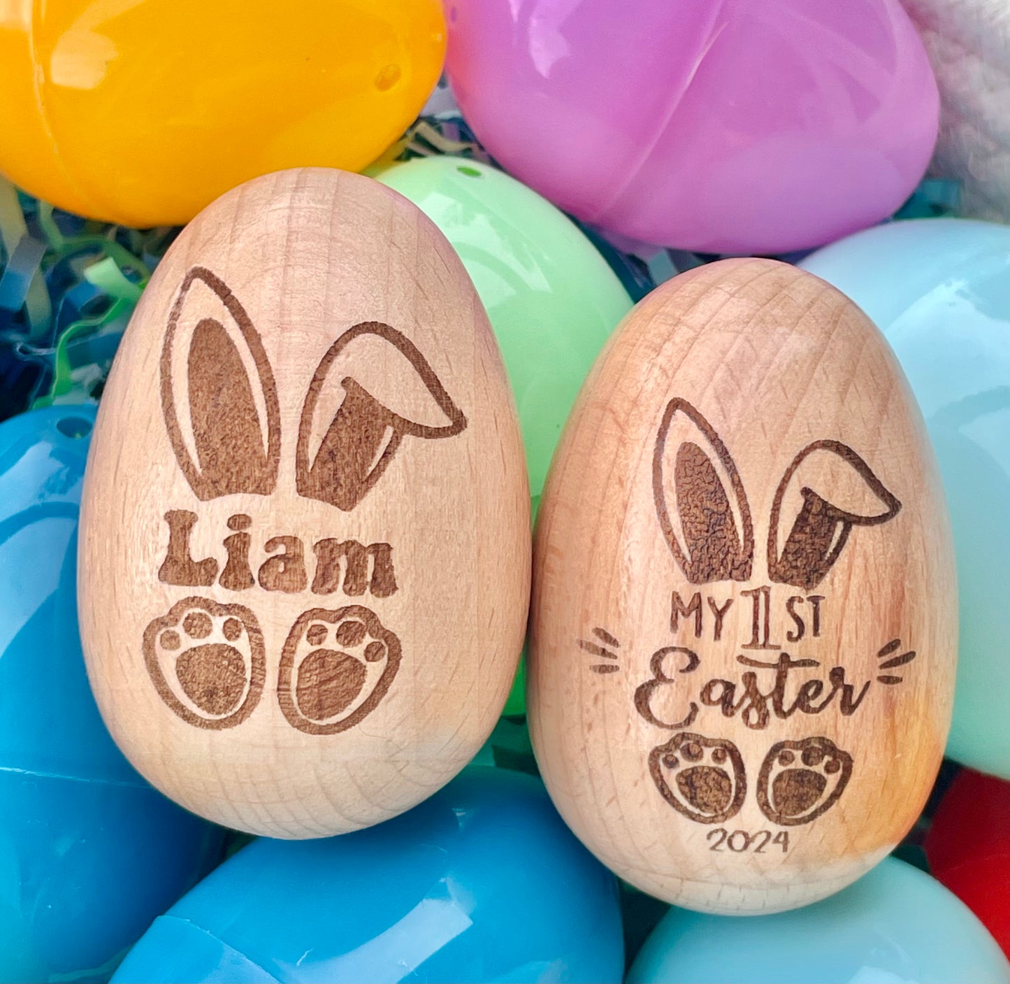 Personalized Wooden Egg Shaker