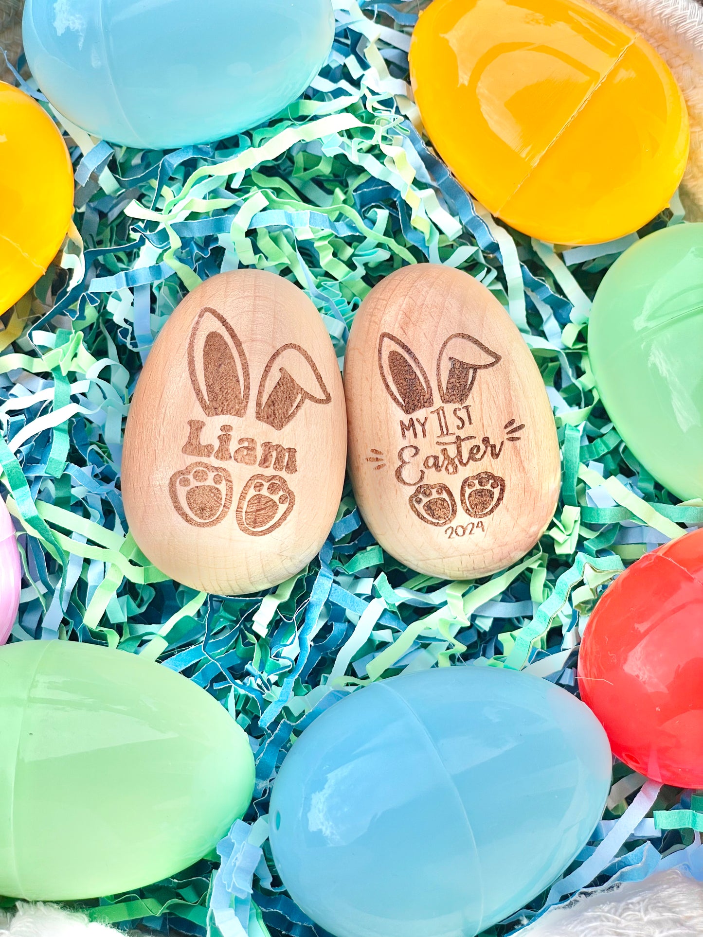 Personalized Wooden Egg Shaker