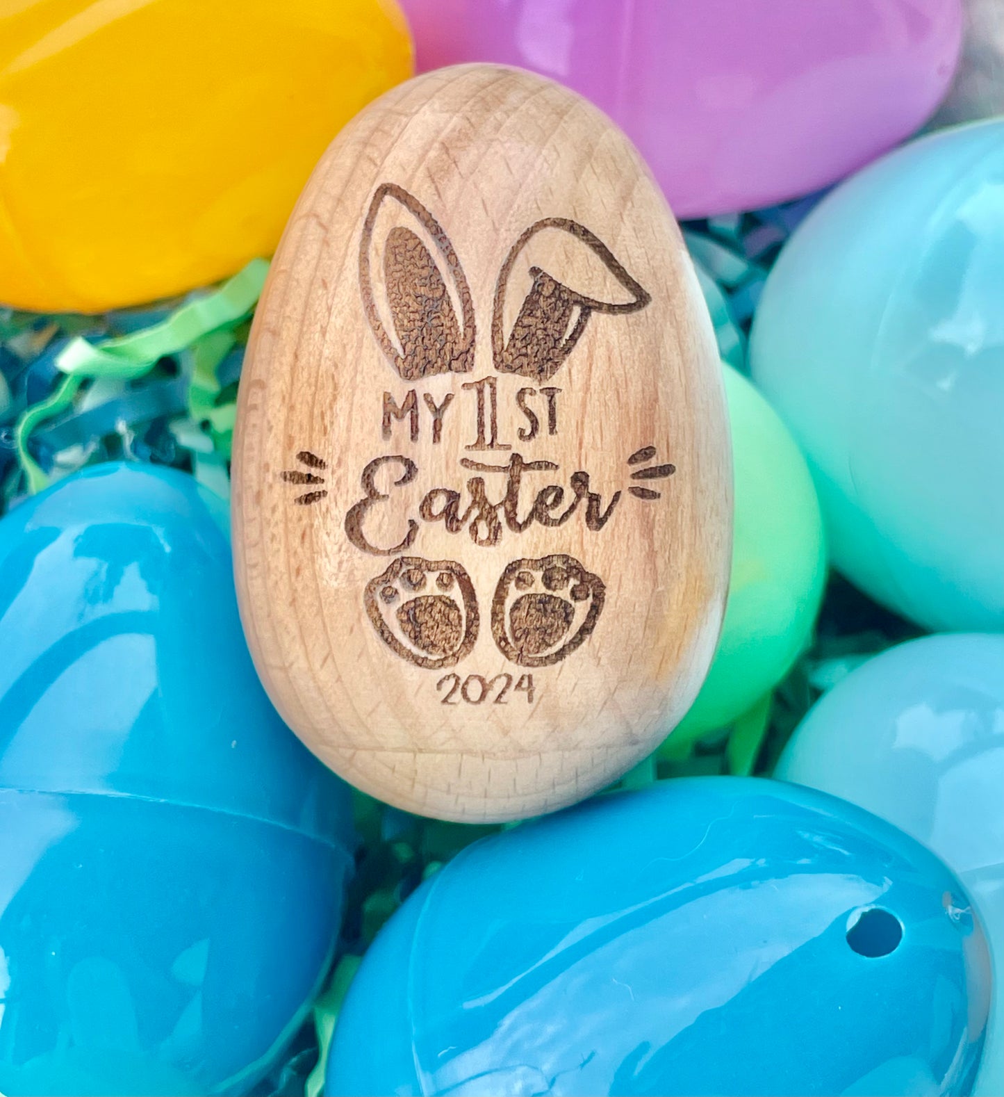Personalized Wooden Egg Shaker