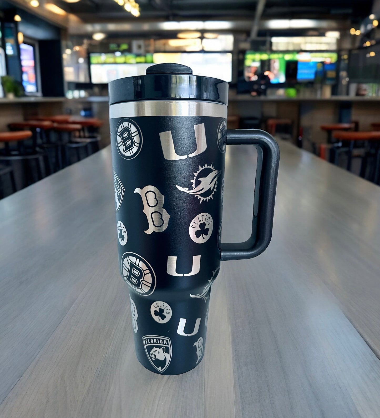 Custom Sports Team Logo Tumbler