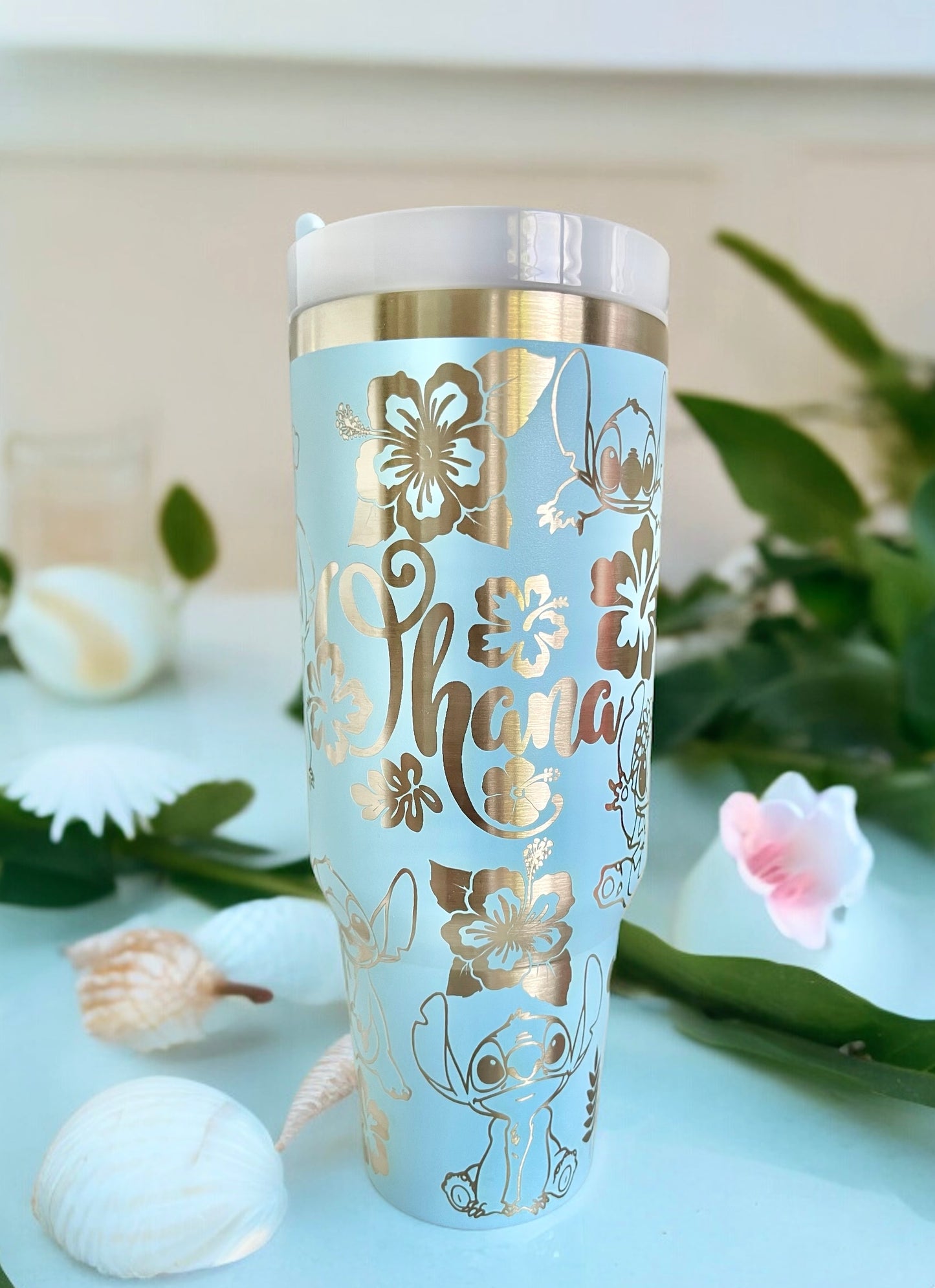 Stitch Ohana 40oz Tumbler