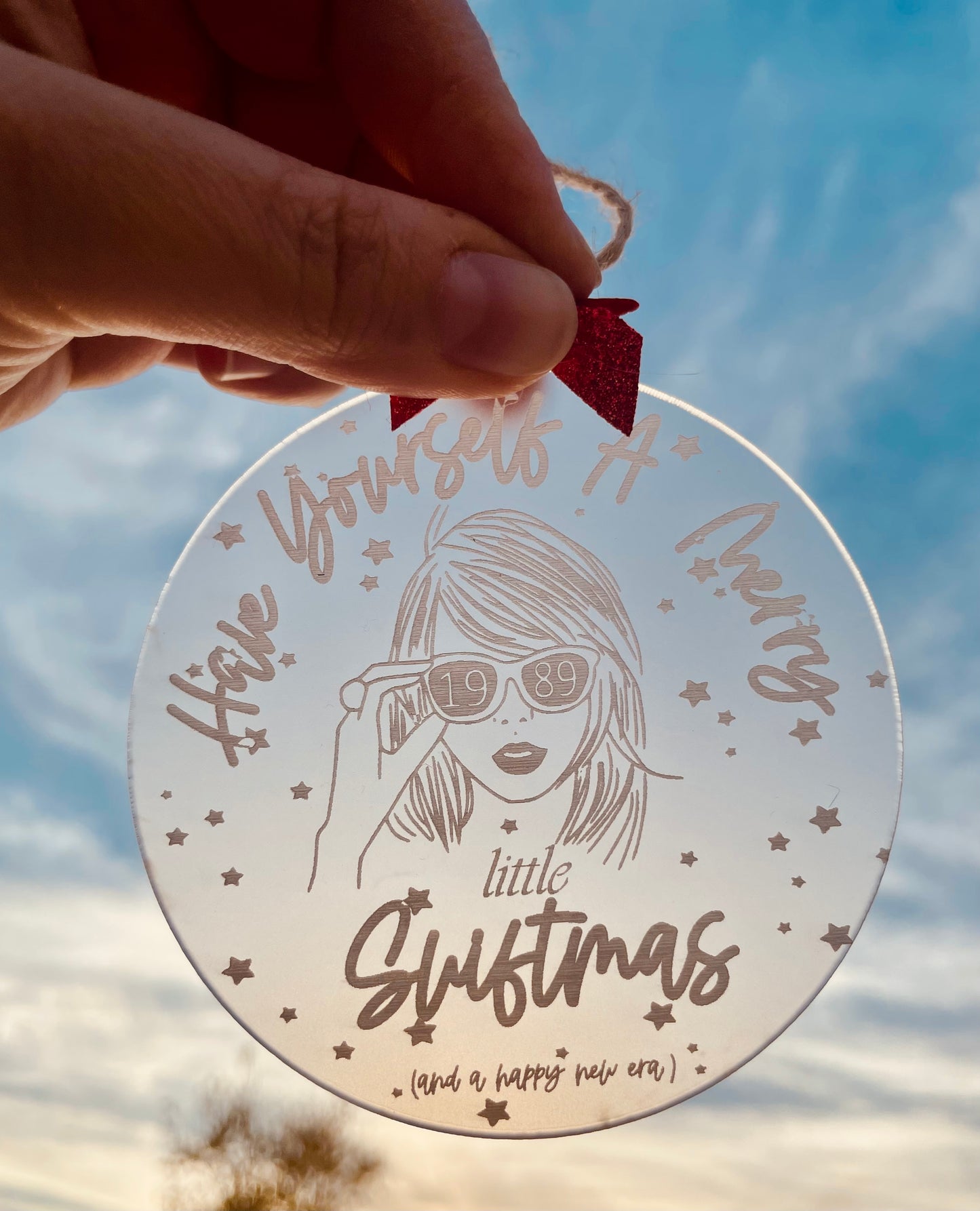 Frosted Merry Swiftmas Ornament