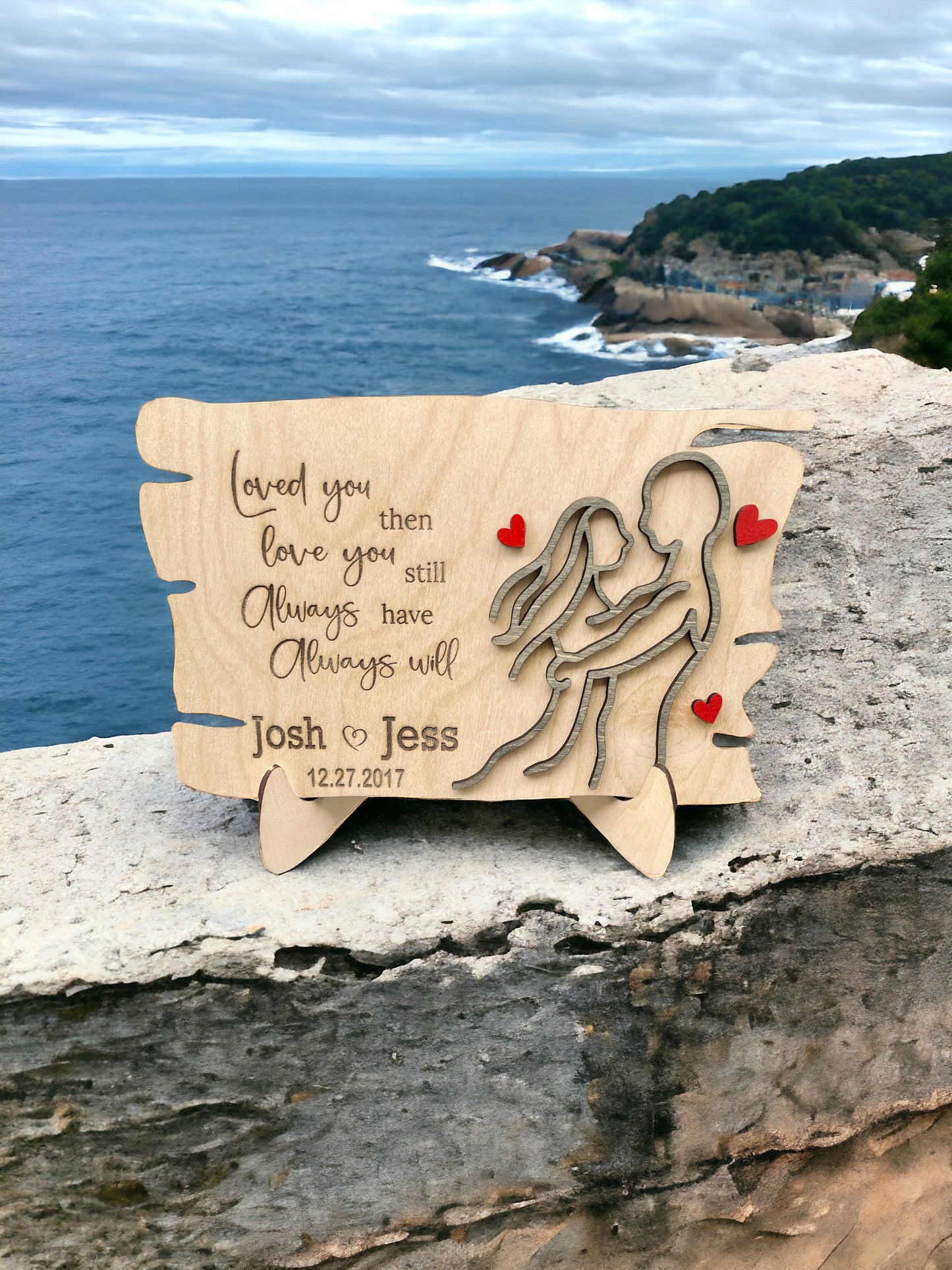 Wooden Couples Sign