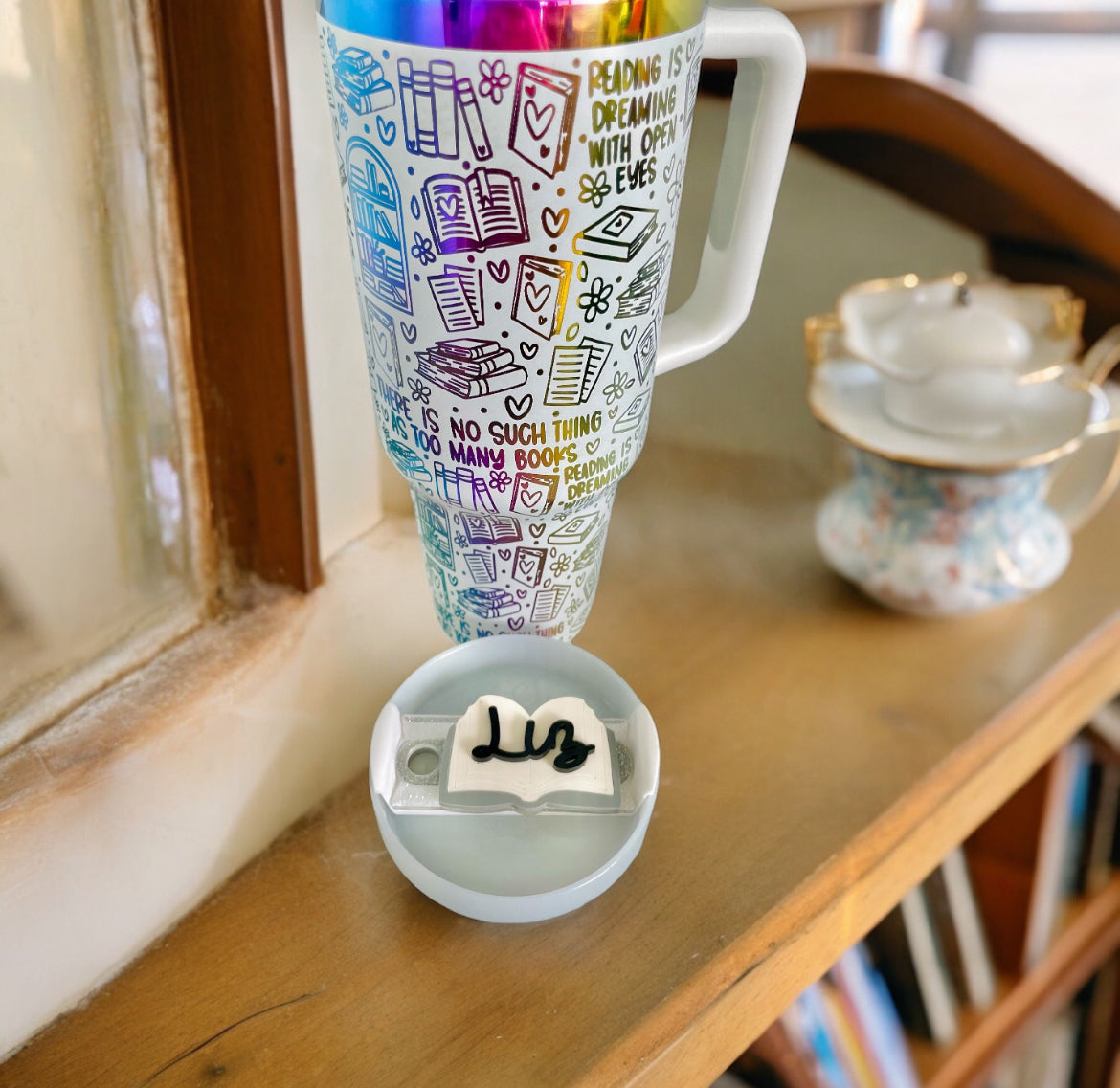 Book Lover Engraved Tumbler