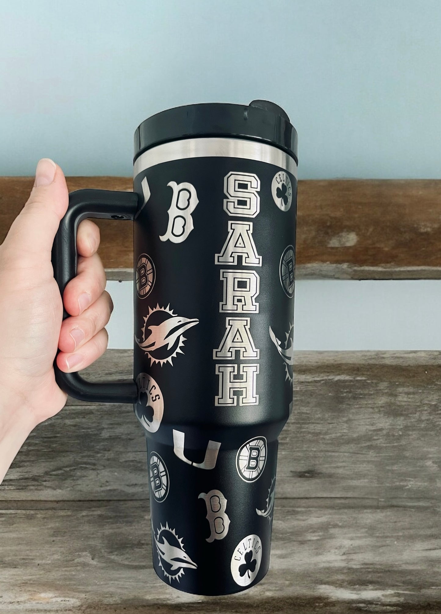 Custom Sports Team Logo Tumbler