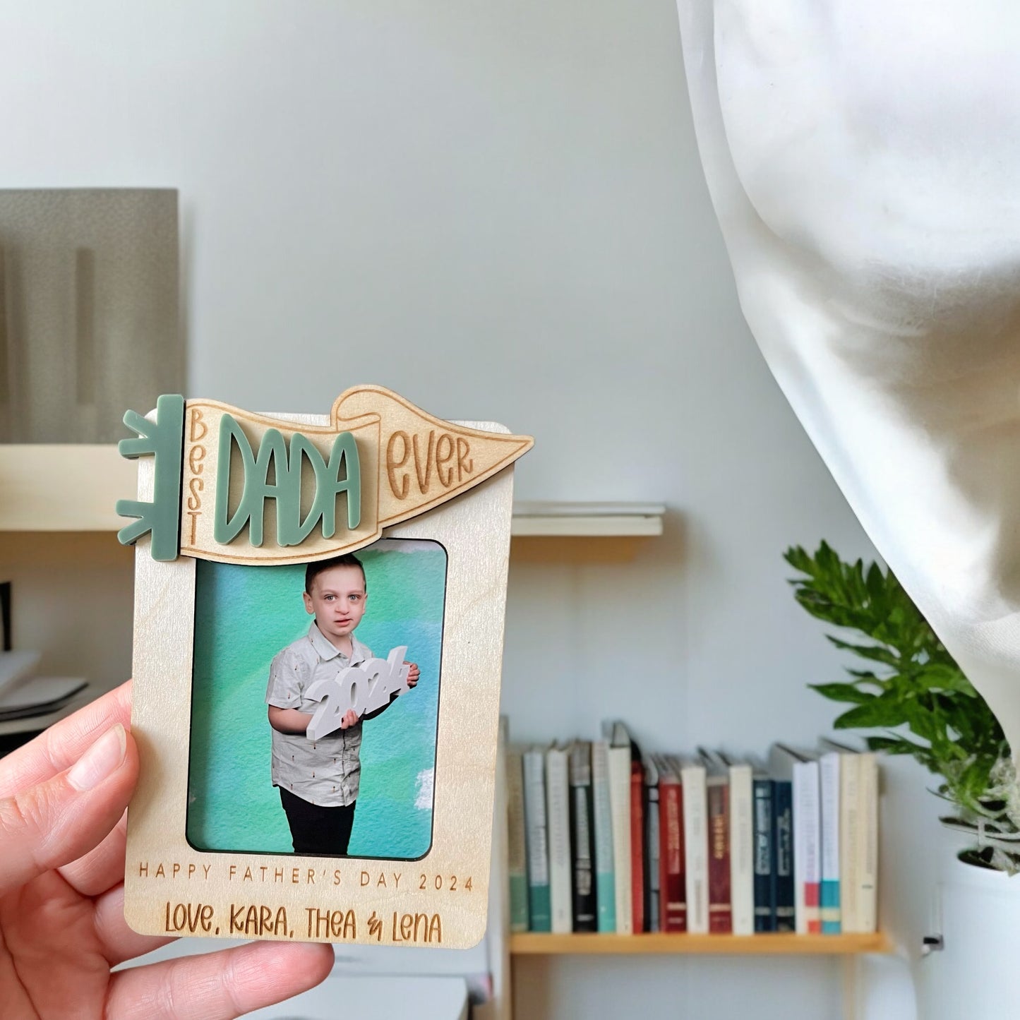 Dad Photo Magnet/Visor Clip