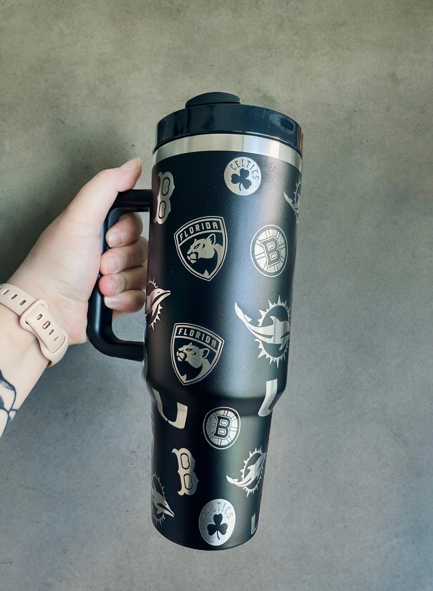 Custom Sports Team Logo Tumbler