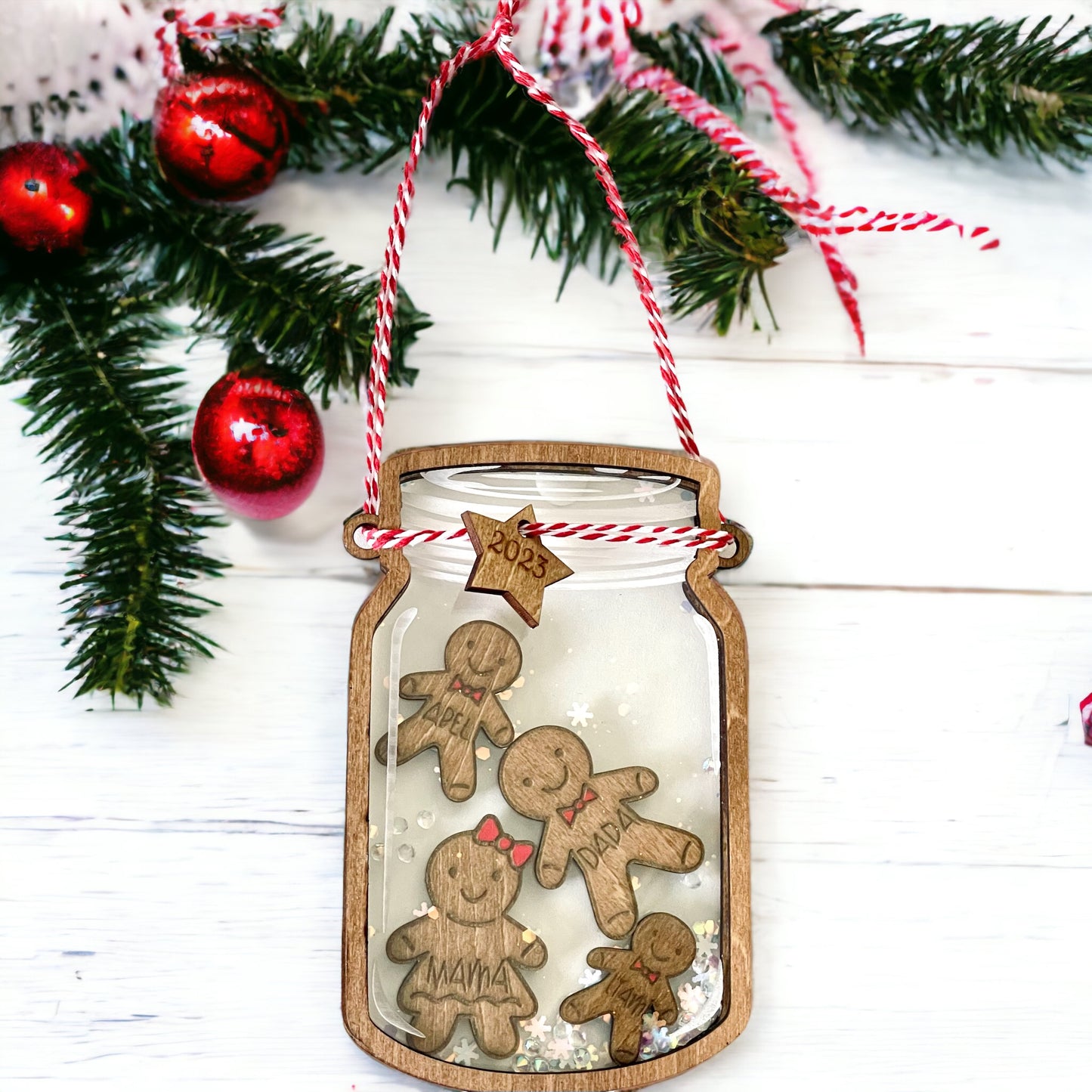 Family Gingerbread Ornament